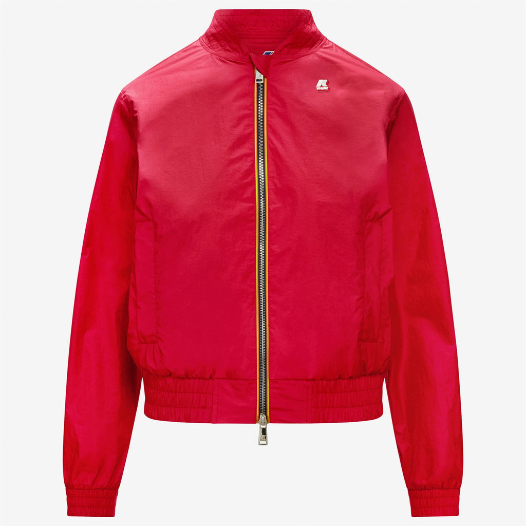 Jackets_WOMAN_AMAURETTE IRIDESCENT METAL NY_Short_Red Berry - Commercial 1