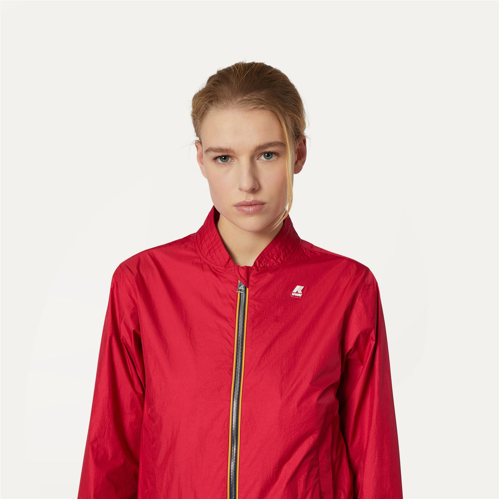 Jackets_WOMAN_AMAURETTE IRIDESCENT METAL NY_Short_Red Berry - Commercial 7