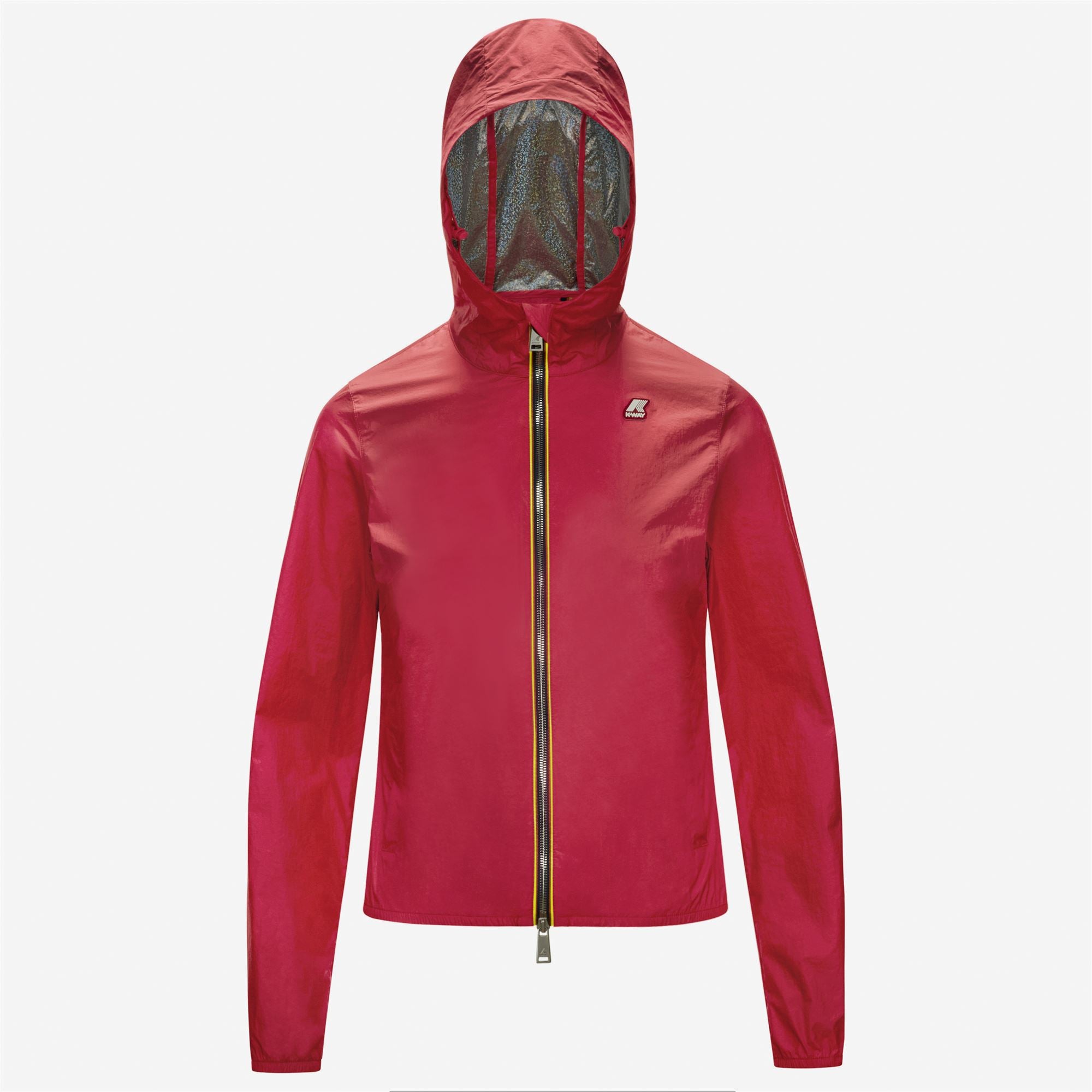Jackets_WOMAN_LIL IRIDESCENT METAL NY_Short_Red Berry - Commercial 1