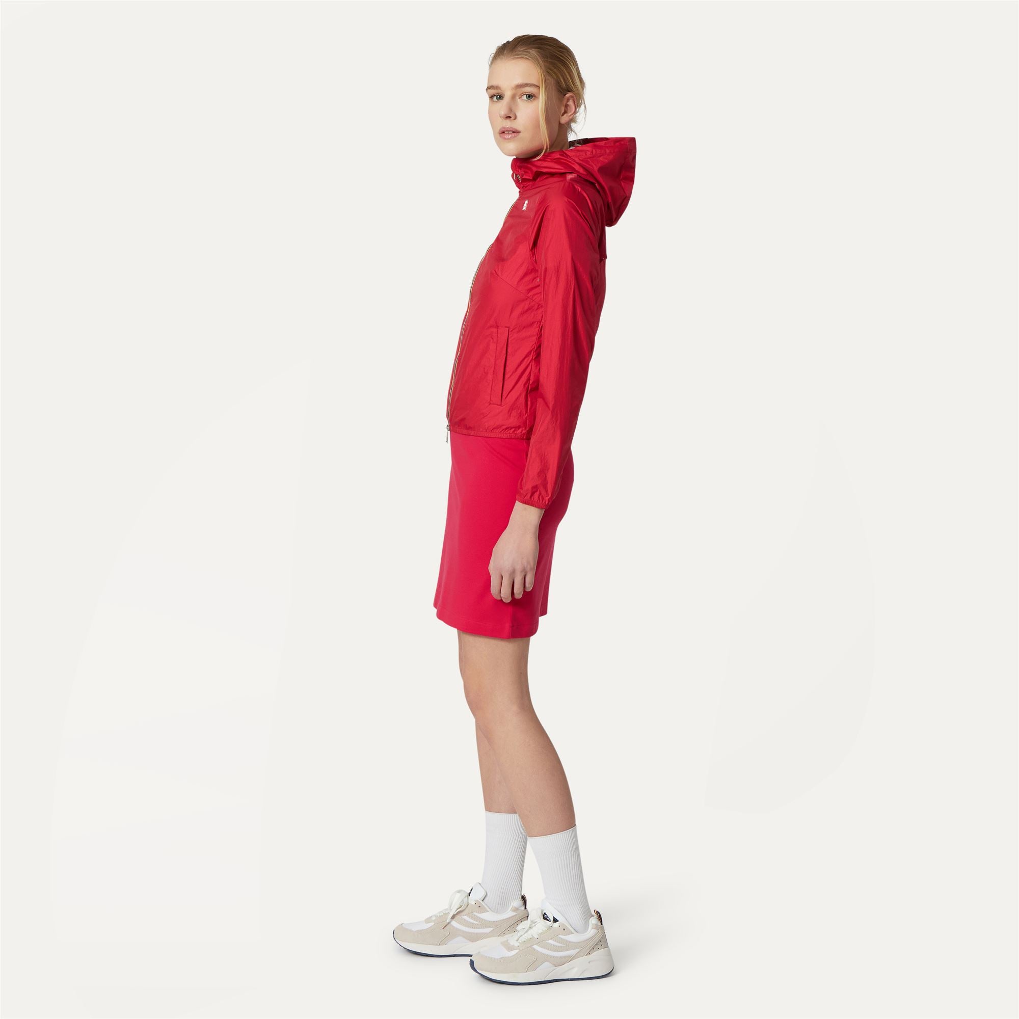 Jackets_WOMAN_LIL IRIDESCENT METAL NY_Short_Red Berry - Commercial 5