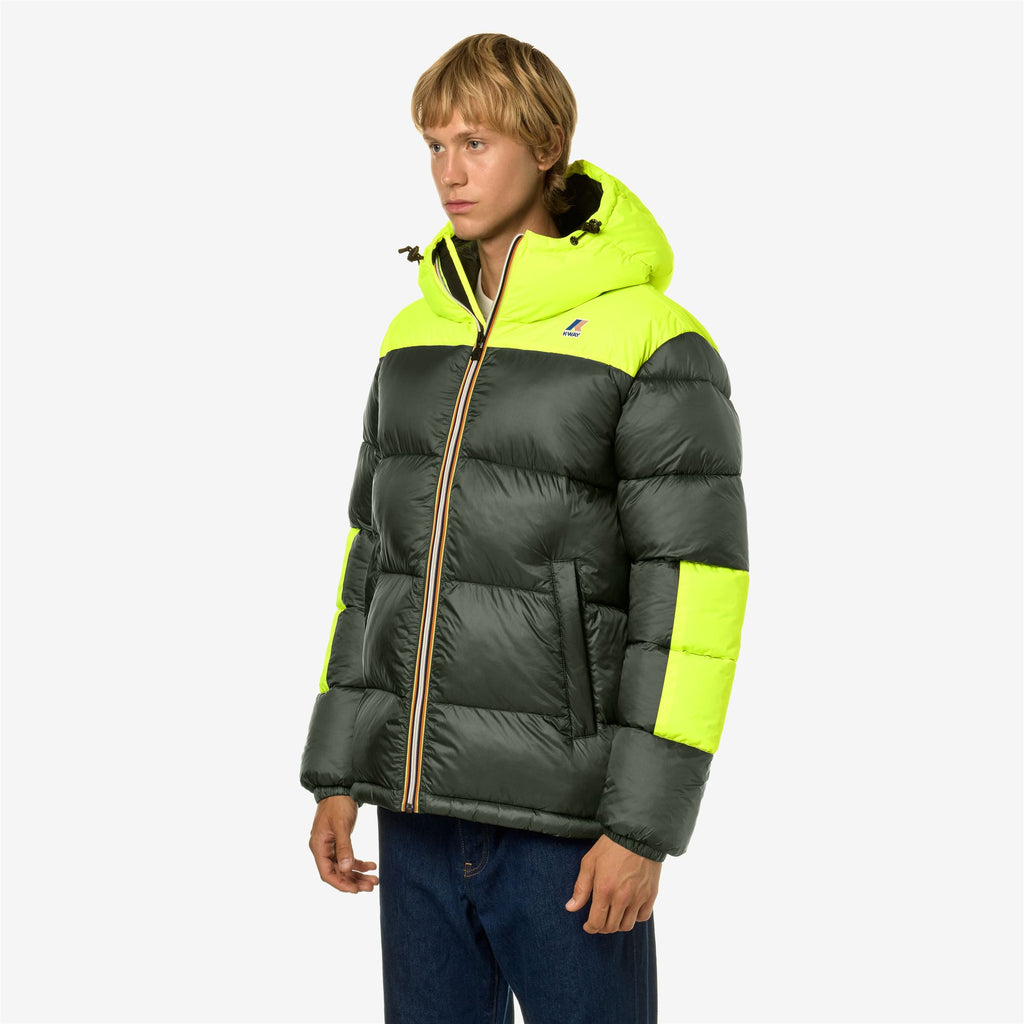 Jackets_Unisex_LE VRAI 3.0 CLAUDE HEAVY WARM_Mid_Green Blackish-Yellow Fluo - Commercial 5
