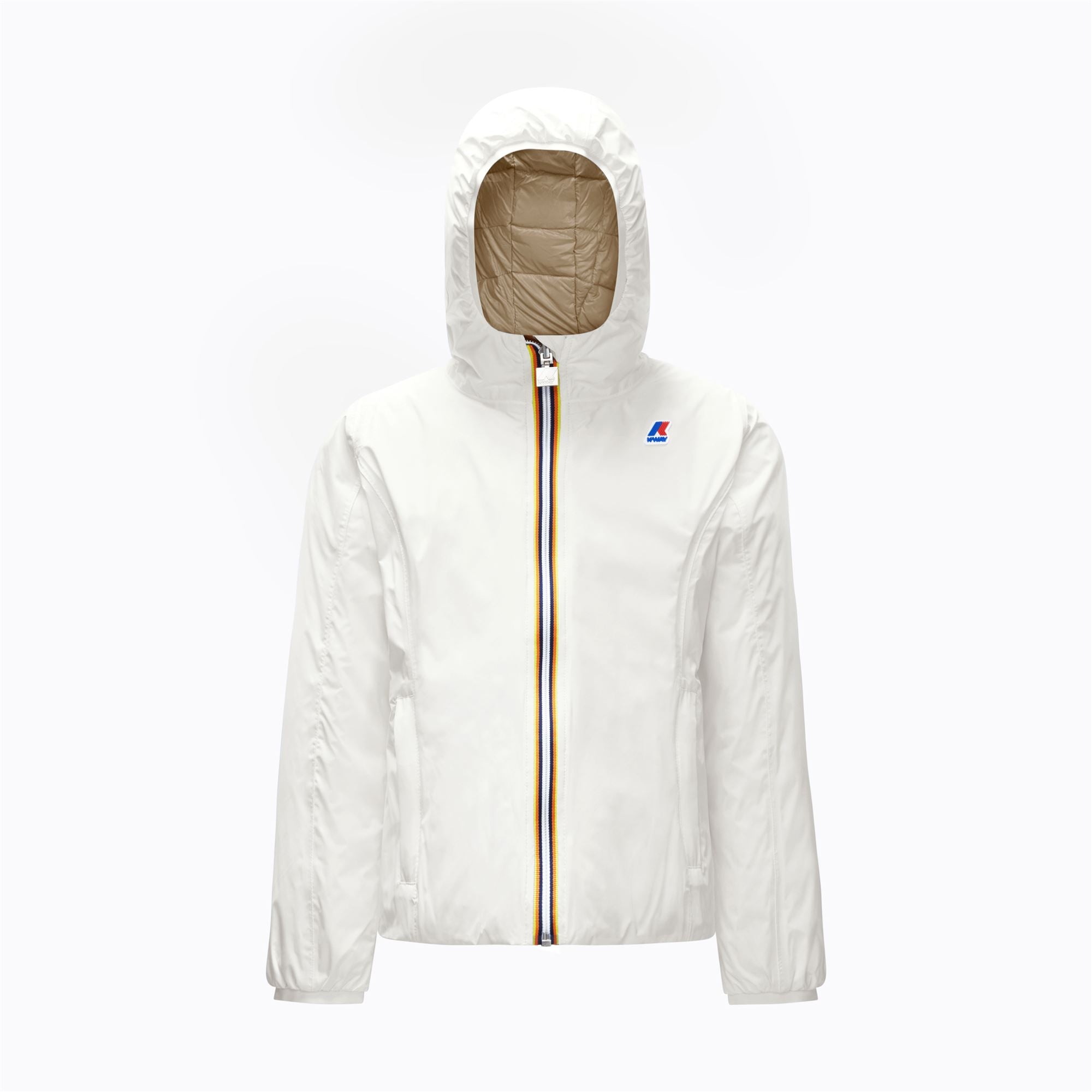 Jackets_GIRL_P. LILY THERMO PLUS.2  DOUBLE_Short_White Milk - Beige Taupe - Commercial 1