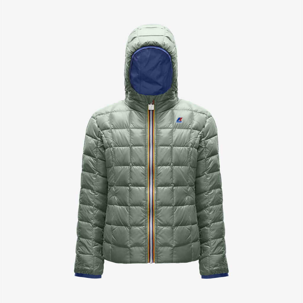 Jackets_Girl_P. LILY THERMO PLUS.2  DOUBLE_Short_Blue Medieval - Green Laurel - Commercial 2