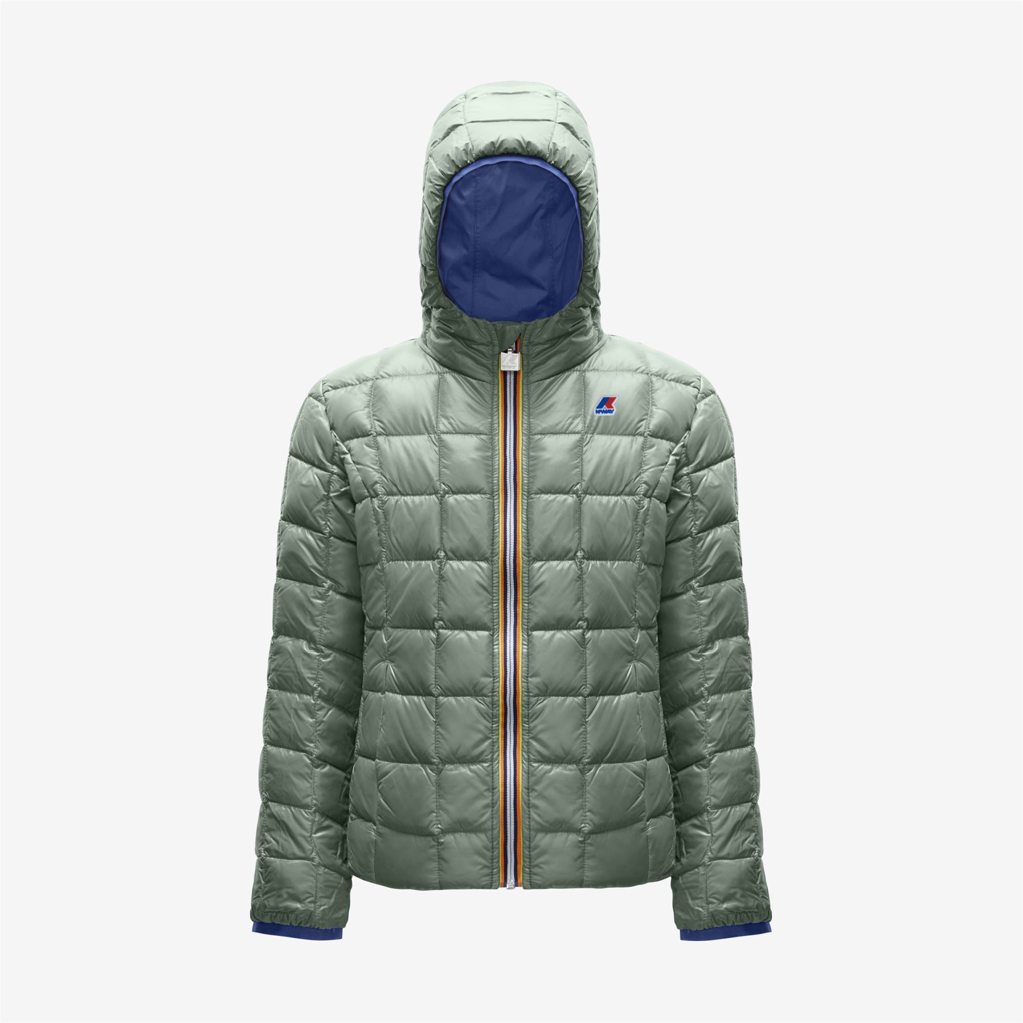 Jackets_Girl_P. LILY THERMO PLUS.2  DOUBLE_Short_Blue Medieval - Green Laurel - Commercial 2
