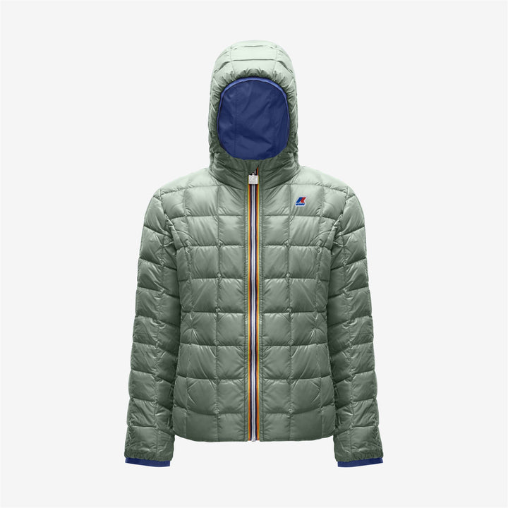 Giubbotto Invernale Reversibile Bambina Verde Blu Estremo 6