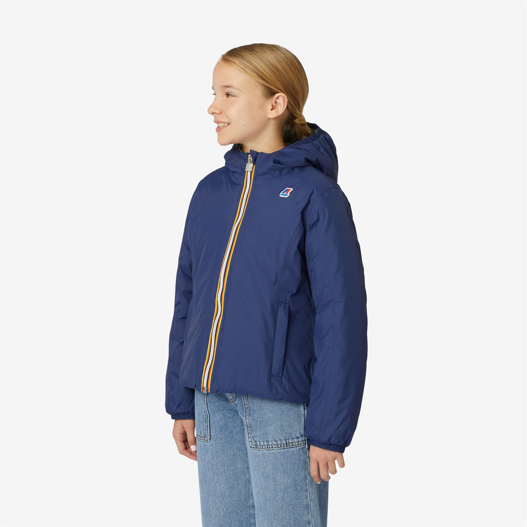 Jackets_Girl_P. LILY THERMO PLUS.2  DOUBLE_Short_Blue Medieval - Green Laurel - Commercial 5