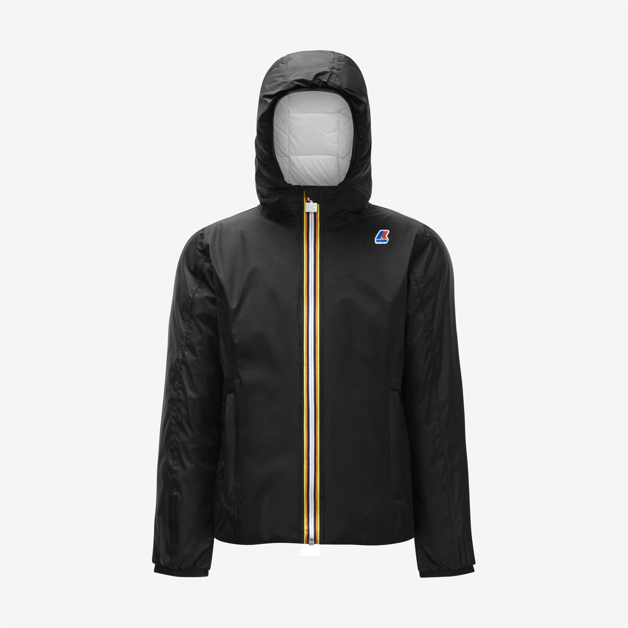 Jackets_Girl_P. LILY THERMO PLUS.2  DOUBLE_Short_Black Pure - Grey Lt - Commercial 1