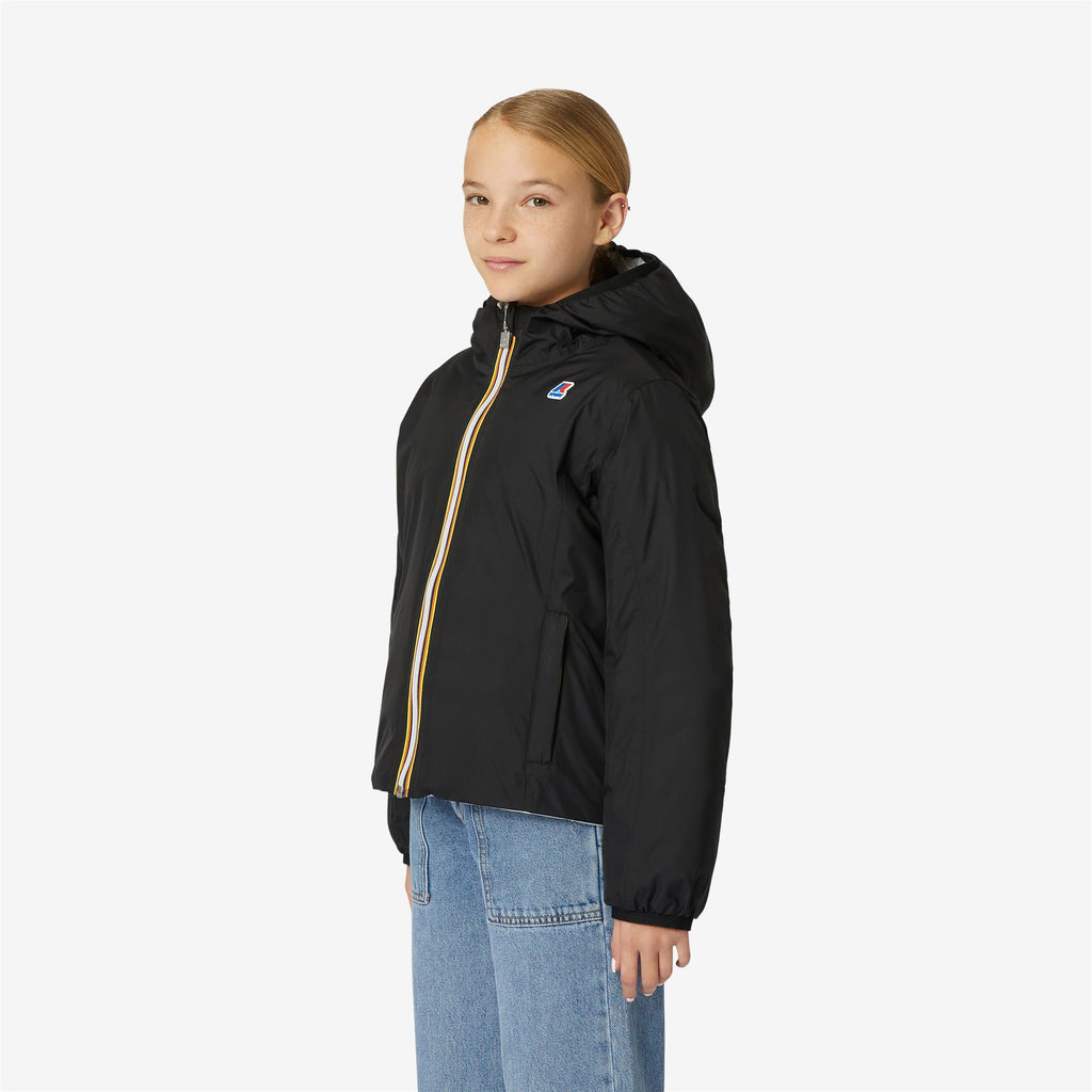 Jackets_Girl_P. LILY THERMO PLUS.2  DOUBLE_Short_Black Pure - Grey Lt - Commercial 5