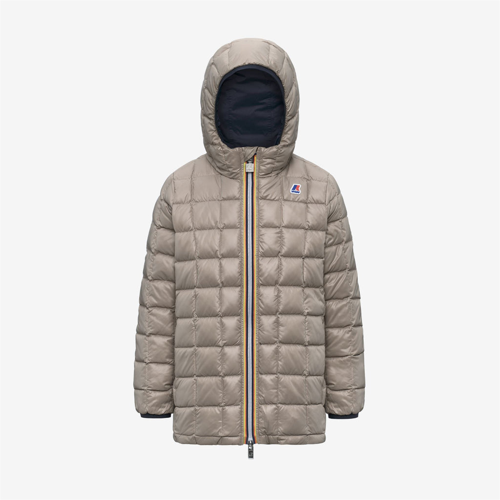 Jackets_GIRL_P. SOPHIE THERMO PLUS.2 DOUBLE_Mid_Blue Depht-Beige Taupe - Commercial 2