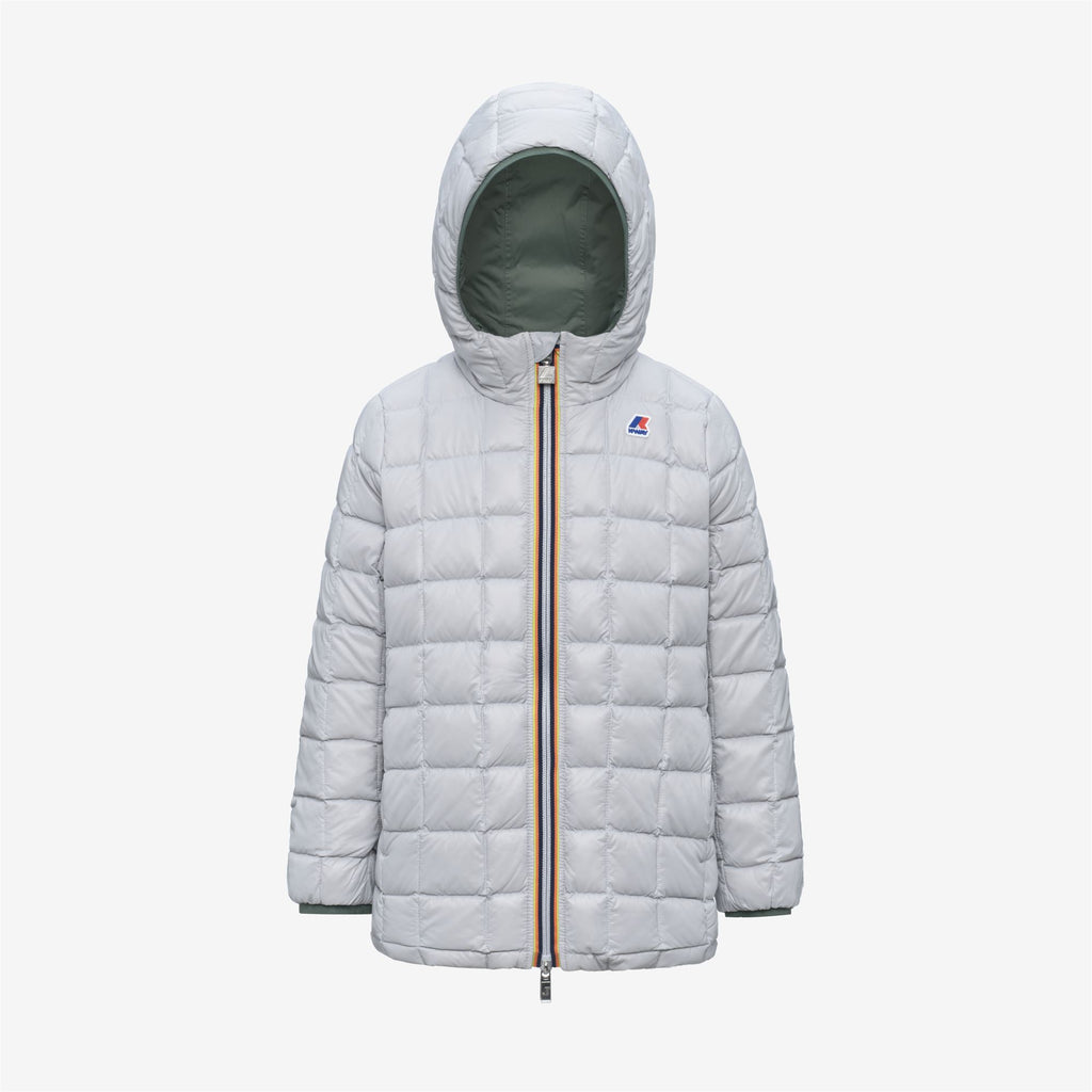 Jackets_GIRL_P. SOPHIE THERMO PLUS.2 DOUBLE_Mid_Green Laurel-Grey Lt - Commercial 2