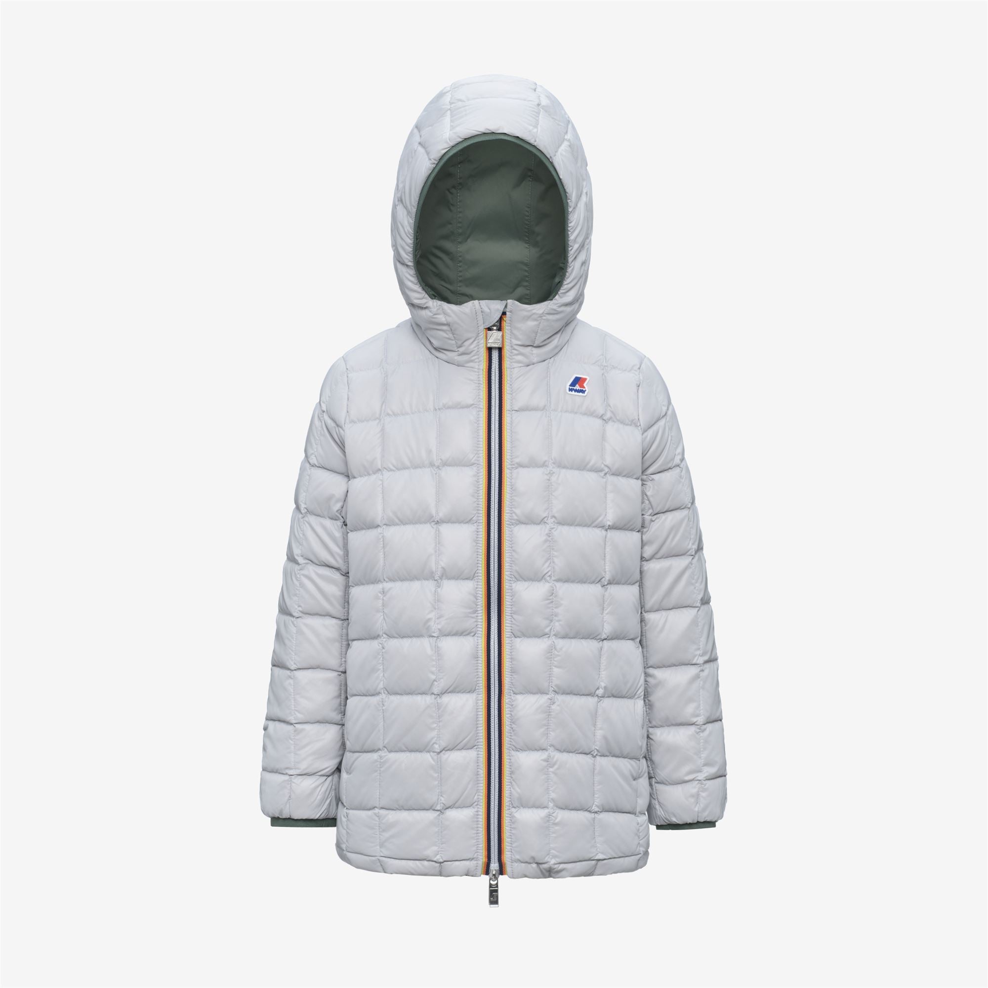 Jackets_GIRL_P. SOPHIE THERMO PLUS.2 DOUBLE_Mid_Green Laurel-Grey Lt - Commercial 2