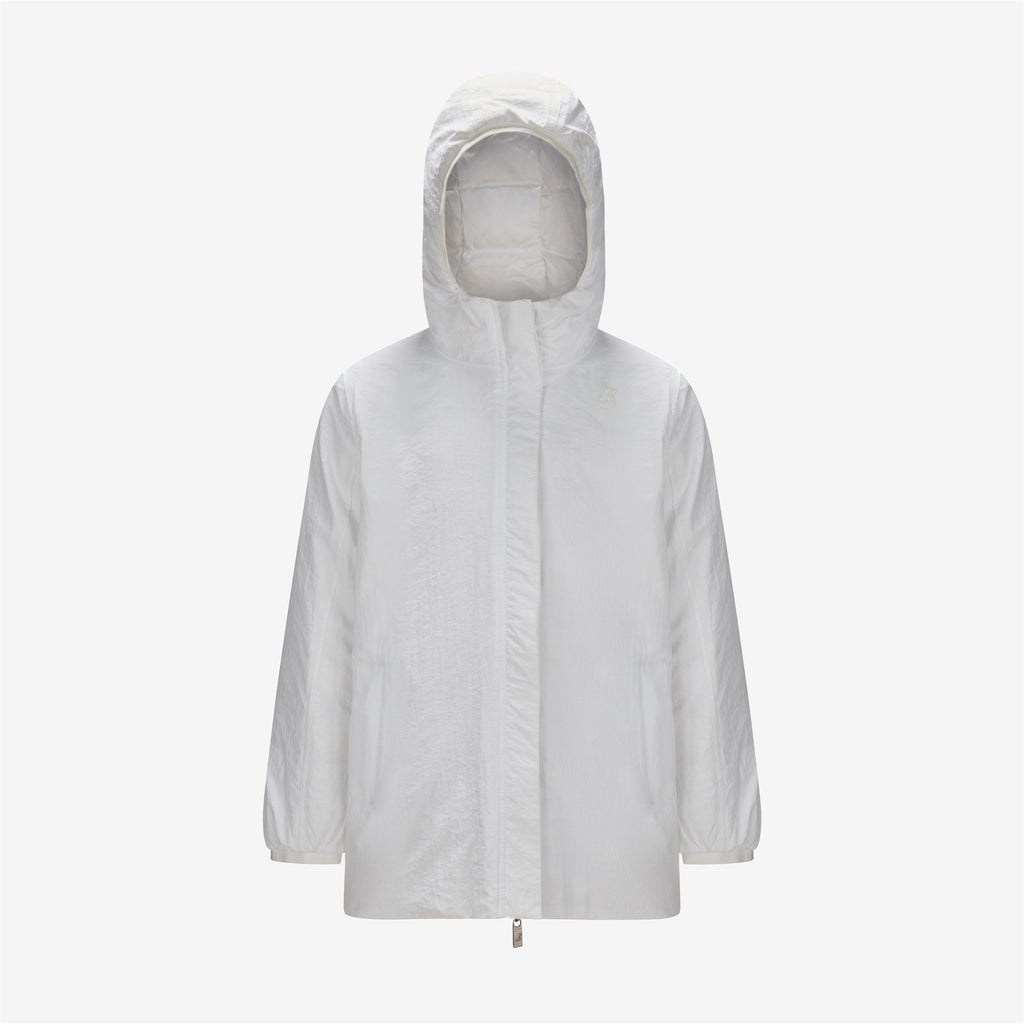 Jackets_Girl_P. SOPHIE TD BRILLIANT RIPSTOP_3/4 Length_White Milk - Commercial 1