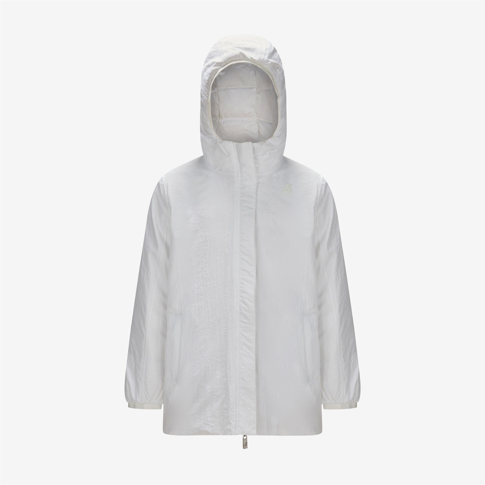Jackets_Girl_P. SOPHIE TD BRILLIANT RIPSTOP_3/4 Length_White Milk - Commercial 1