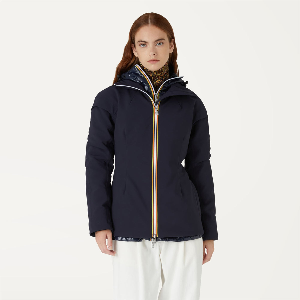 Jackets_Woman_SORAYE 3L BONDED PADDED_Mid_Blue Marine - Commercial 4
