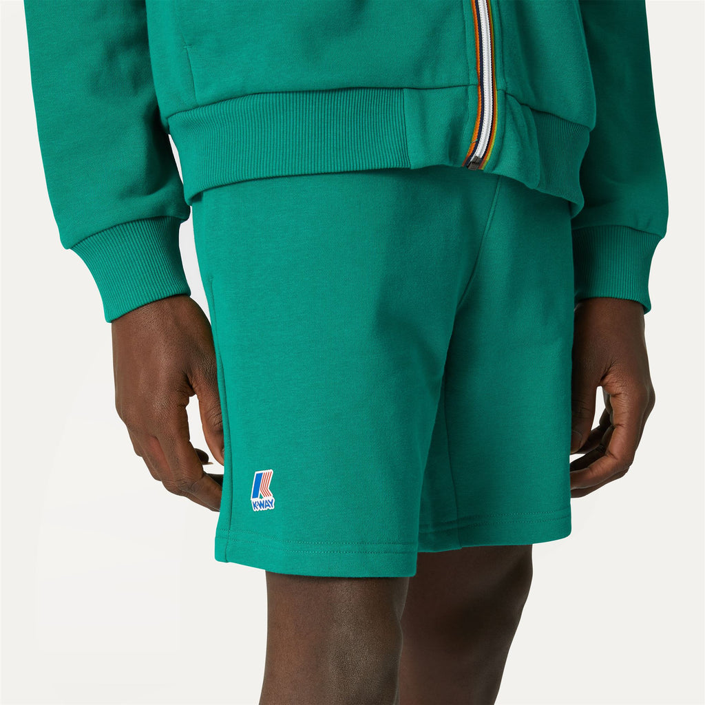 Shorts_Unisex_LE VRAI DORIAN POLY COTTON_Sport Shorts_Green - Commercial 7