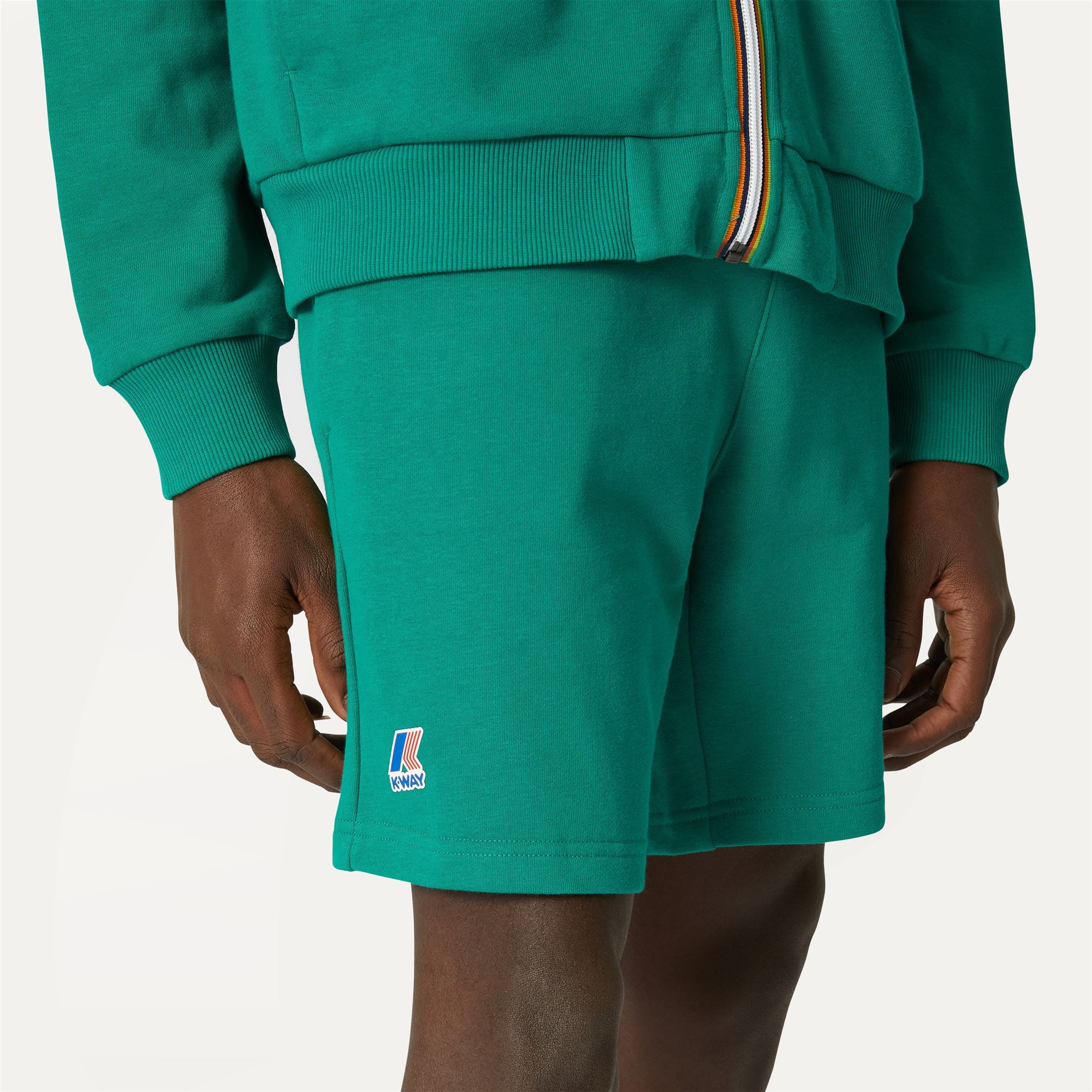 Shorts_Unisex_LE VRAI DORIAN POLY COTTON_Sport Shorts_Green - Commercial 7
