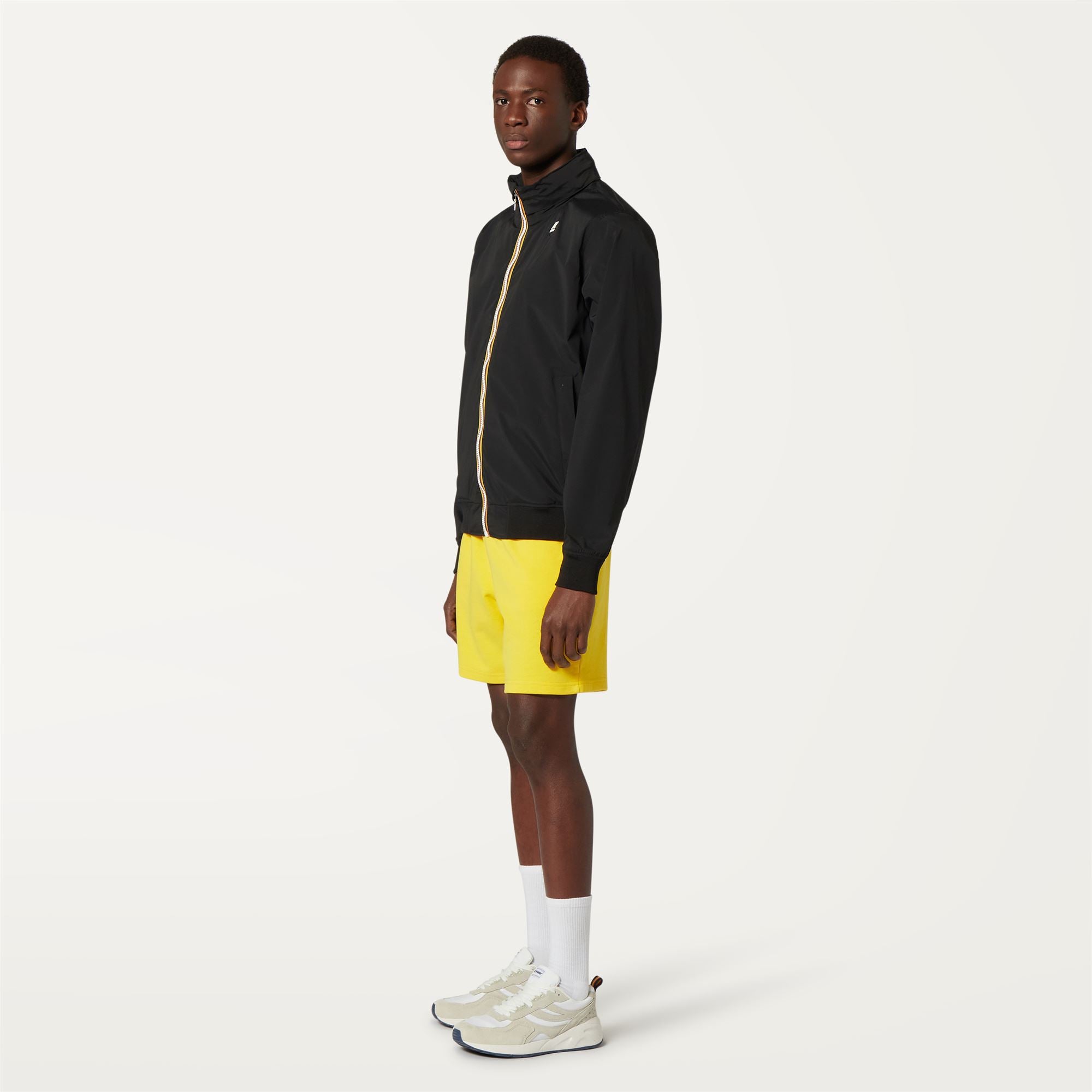 Shorts_Unisex_LE VRAI DORIAN POLY COTTON_Sport Shorts_Yellow Dk - Commercial 5