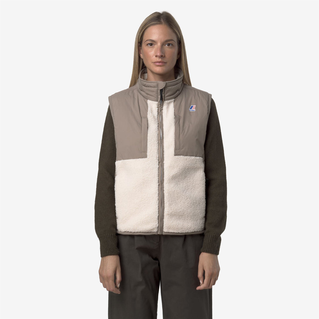 Fleece_UNISEX_VITAL 4.0 ORSETTO_Vest_Beige Taupe-Ecru - Commercial 2