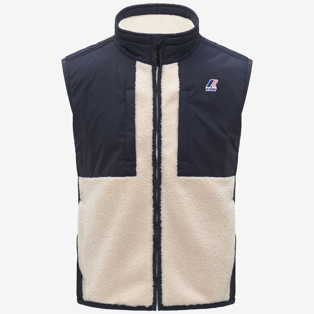 Blue Unisex Fleece Vest with PrimaLoft Padding 01