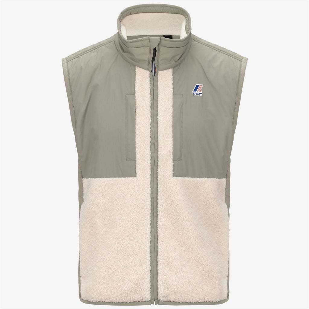 Fleece_UNISEX_VITAL 4.0 ORSETTO_Vest_Green Oak-Ecru - Commercial 1