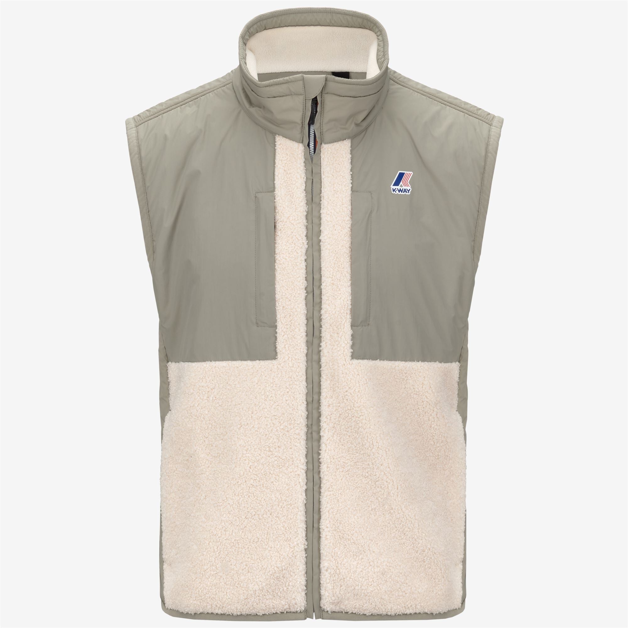 Fleece_UNISEX_VITAL 4.0 ORSETTO_Vest_Green Oak-Ecru - Commercial 1