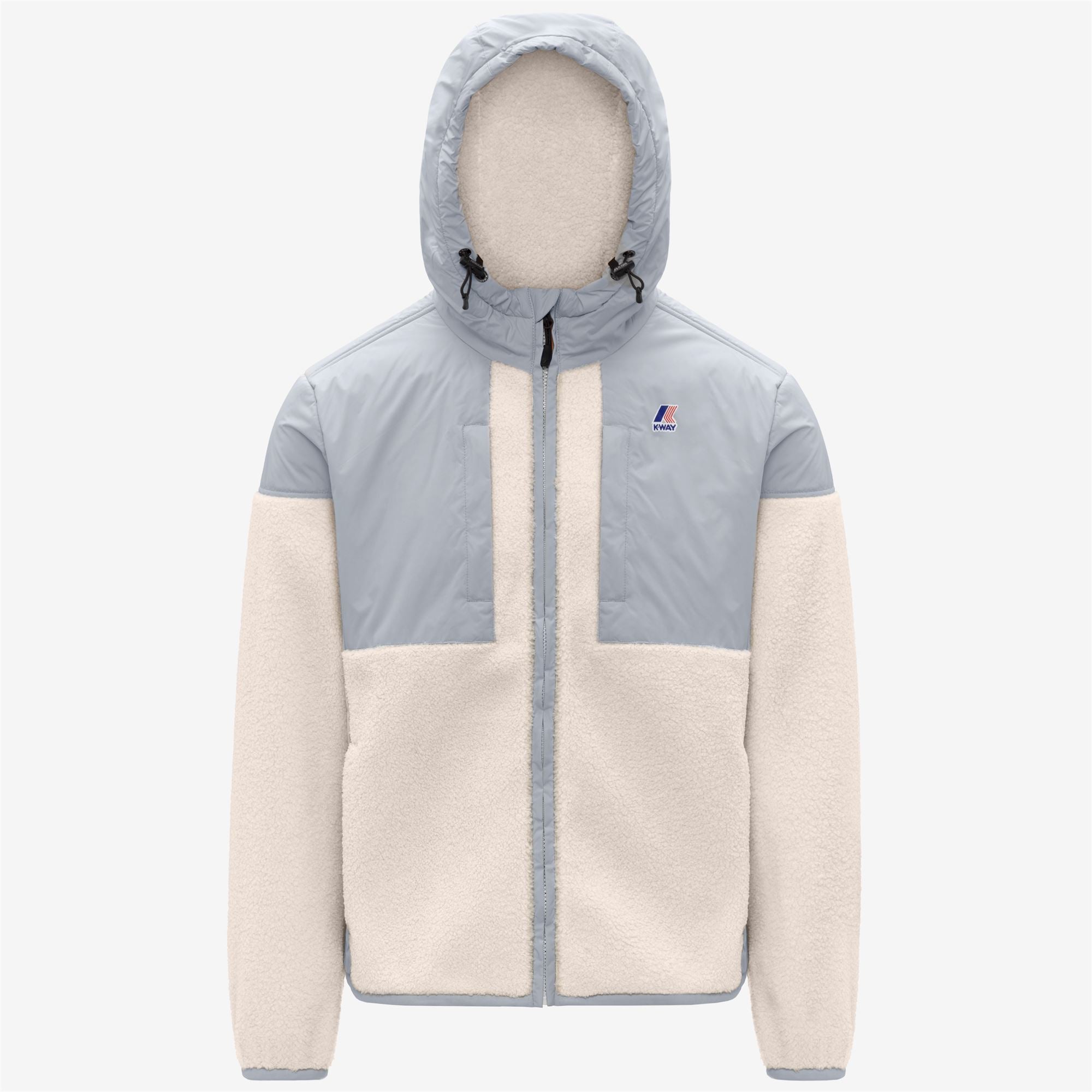 Fleece_UNISEX_SAMSON 4.0 ORSETTO_Hoodie Full Zip_Grey-Ecru - Grey - Commercial 1