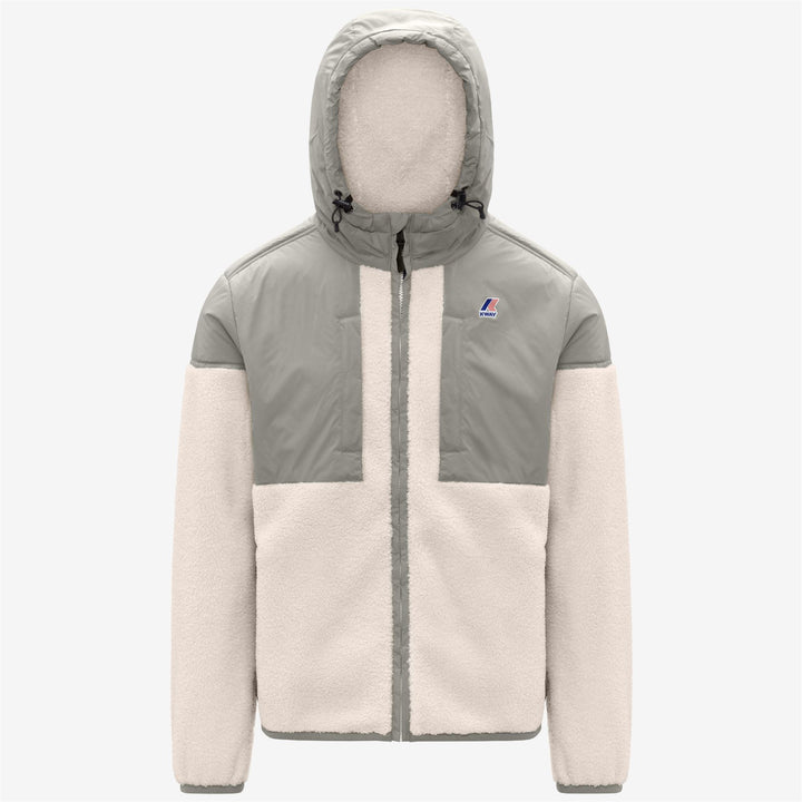 Sudadera unisex de forro polar con relleno y detalles impermeables de roble verde 1