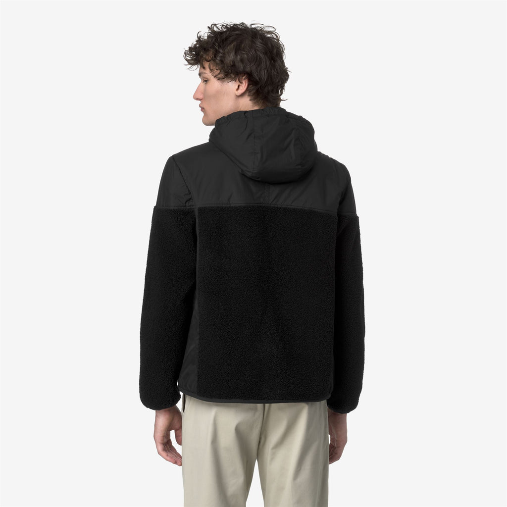 Fleece_UNISEX_SAMSON 4.0 ORSETTO_Hoodie Full Zip_Black Pure - Commercial 6
