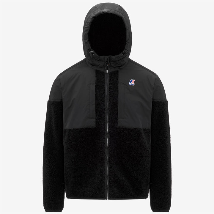 Sudadera unisex negra con capucha, cremallera y forro polar con aislamiento PrimaLoft 1