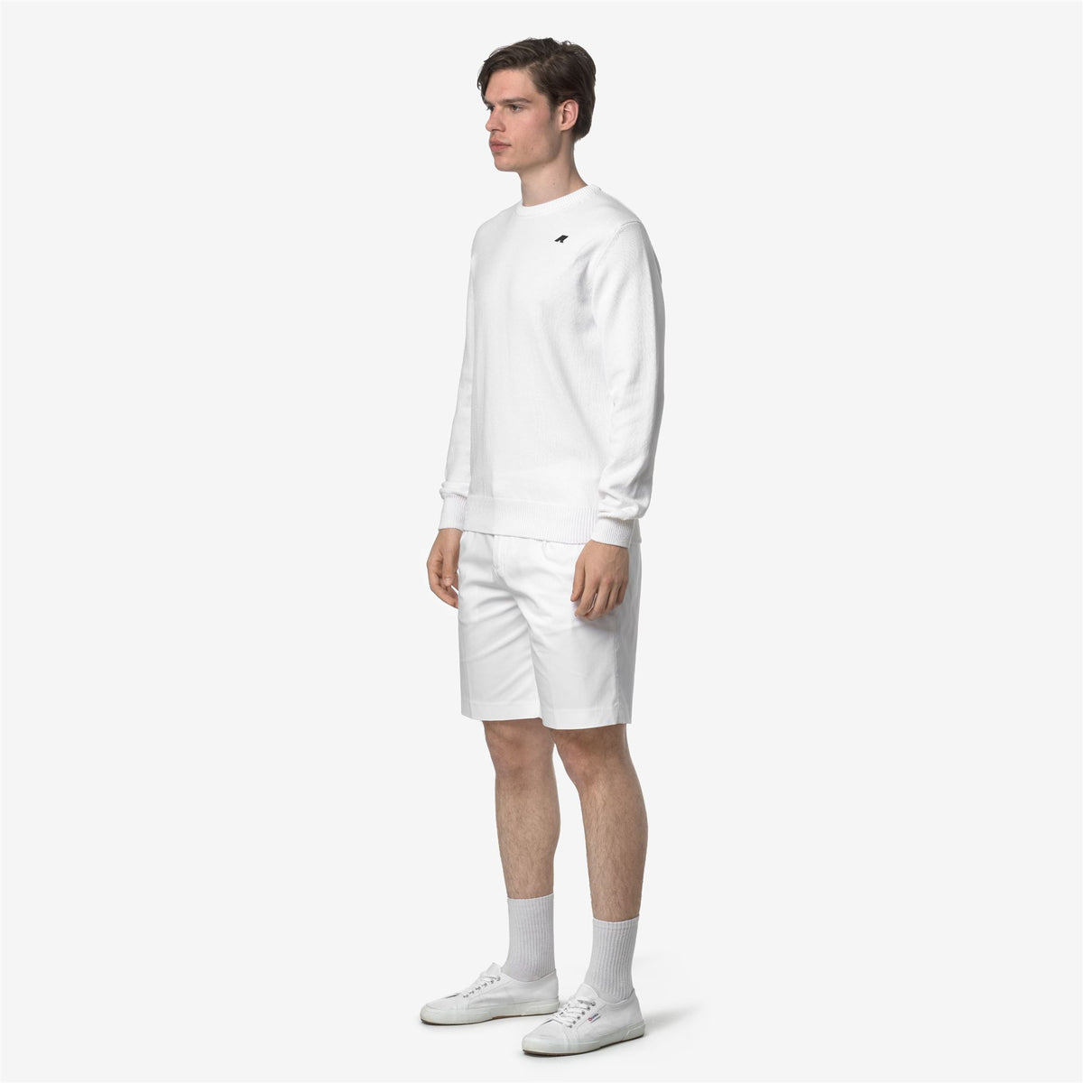 Shorts_MAN_SEVERE TWILL TECH GOLF_Chino_White - Commercial 5