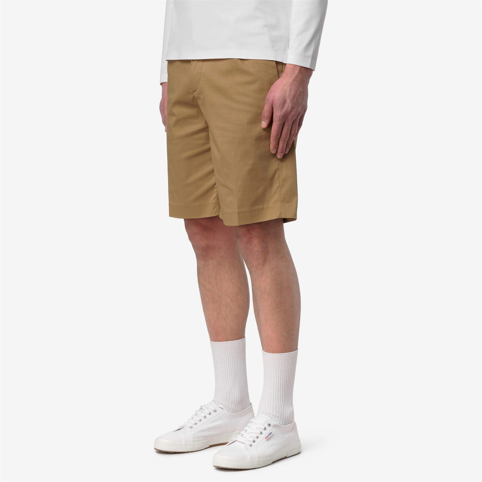 Shorts_Man_SEVERE TWILL TECH GOLF_Chino_Brown Bistre - Commercial 5