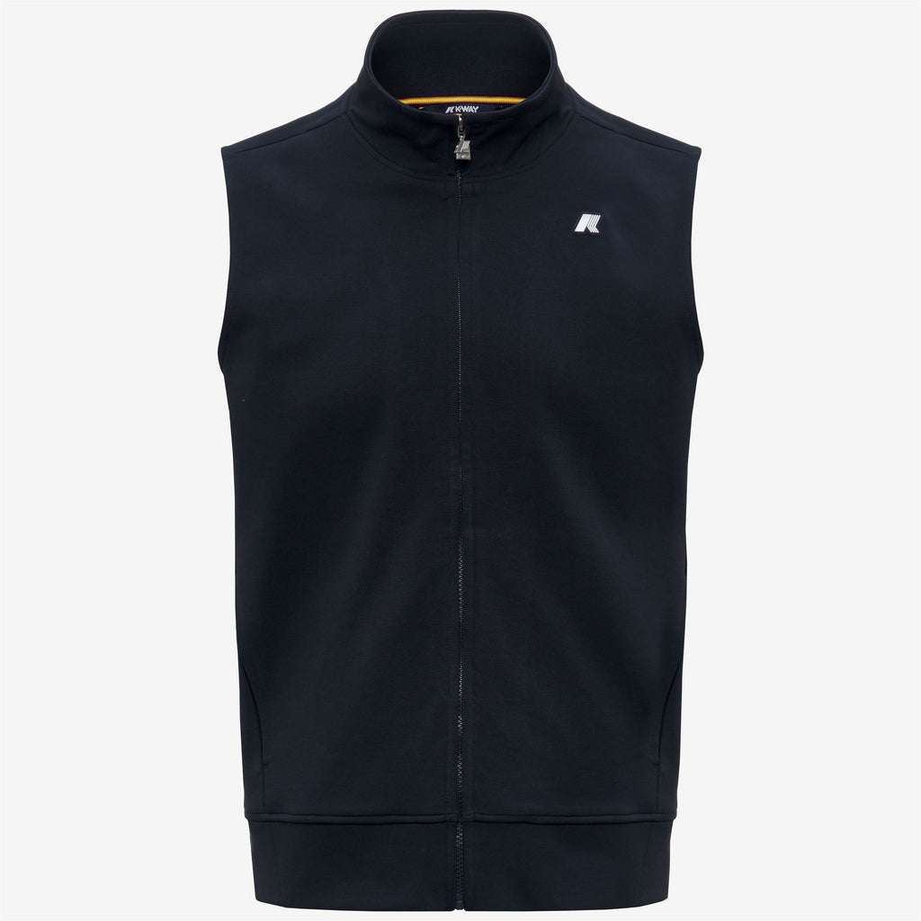 Fleece_Man_KYLIAN INTERLOCK_Vest_Blue Depth - Commercial 1