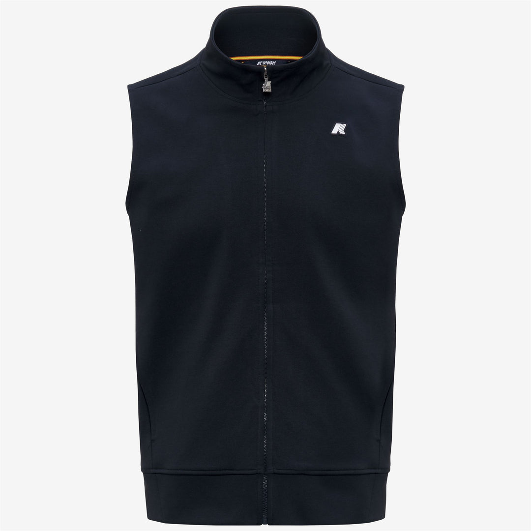 KYLIAN INTERLOCK - Fleece - Vest - Man - BLUE DEPTH 01