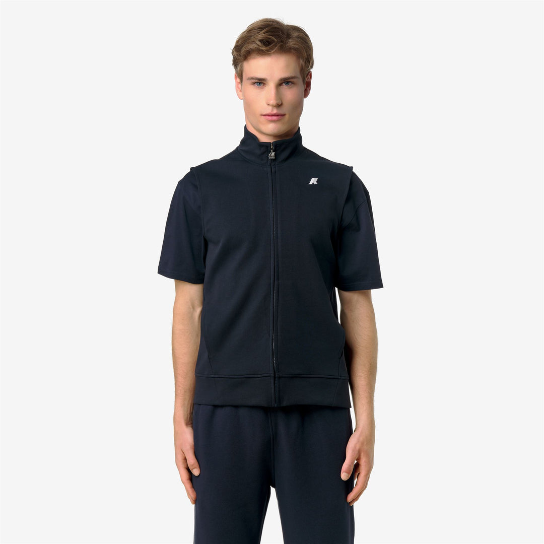 KYLIAN INTERLOCK - Fleece - Vest - Man - BLUE DEPTH main