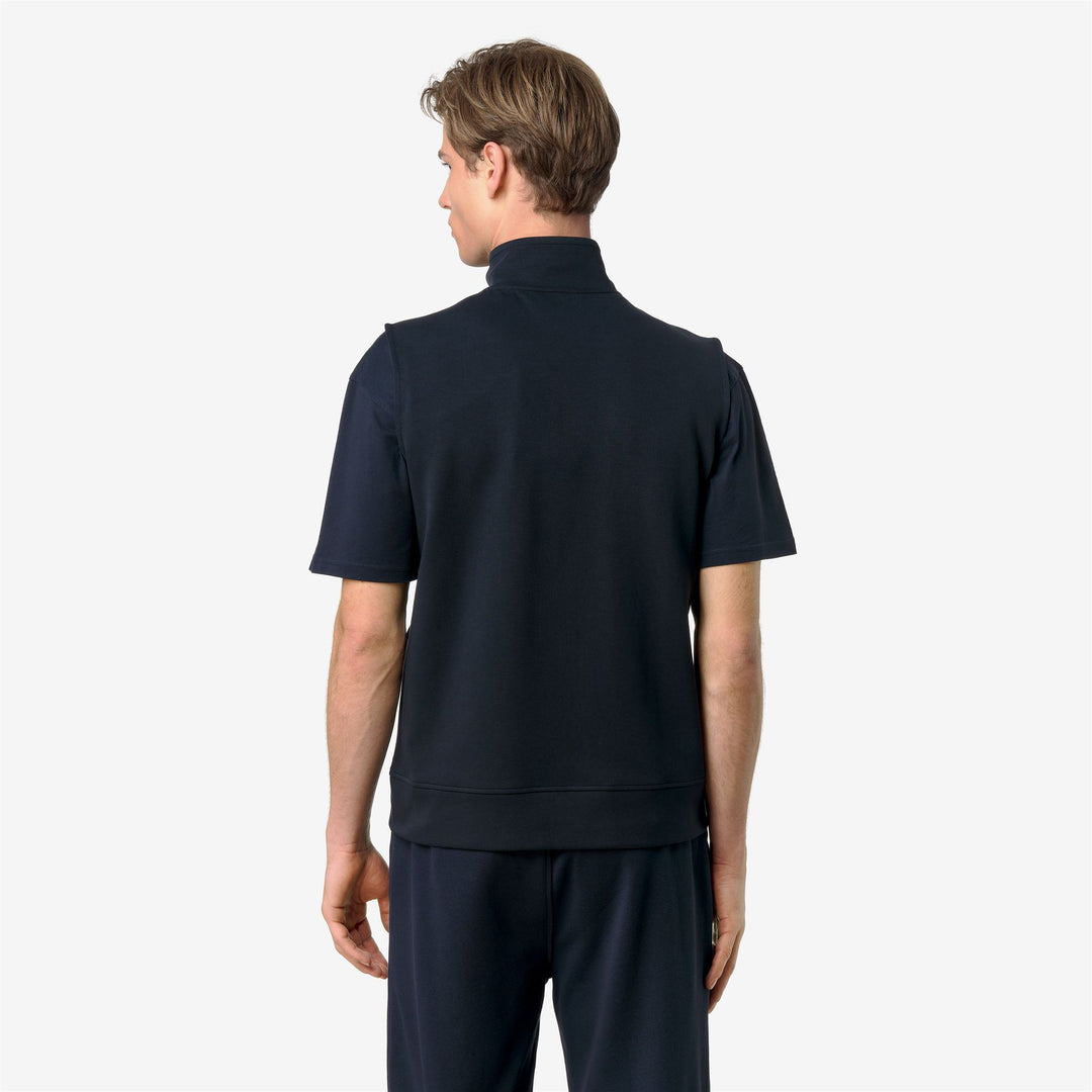 KYLIAN INTERLOCK - Fleece - Vest - Man - BLUE DEPTH main