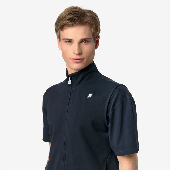 KYLIAN INTERLOCK - Fleece - Vest - Man - BLUE DEPTH 2