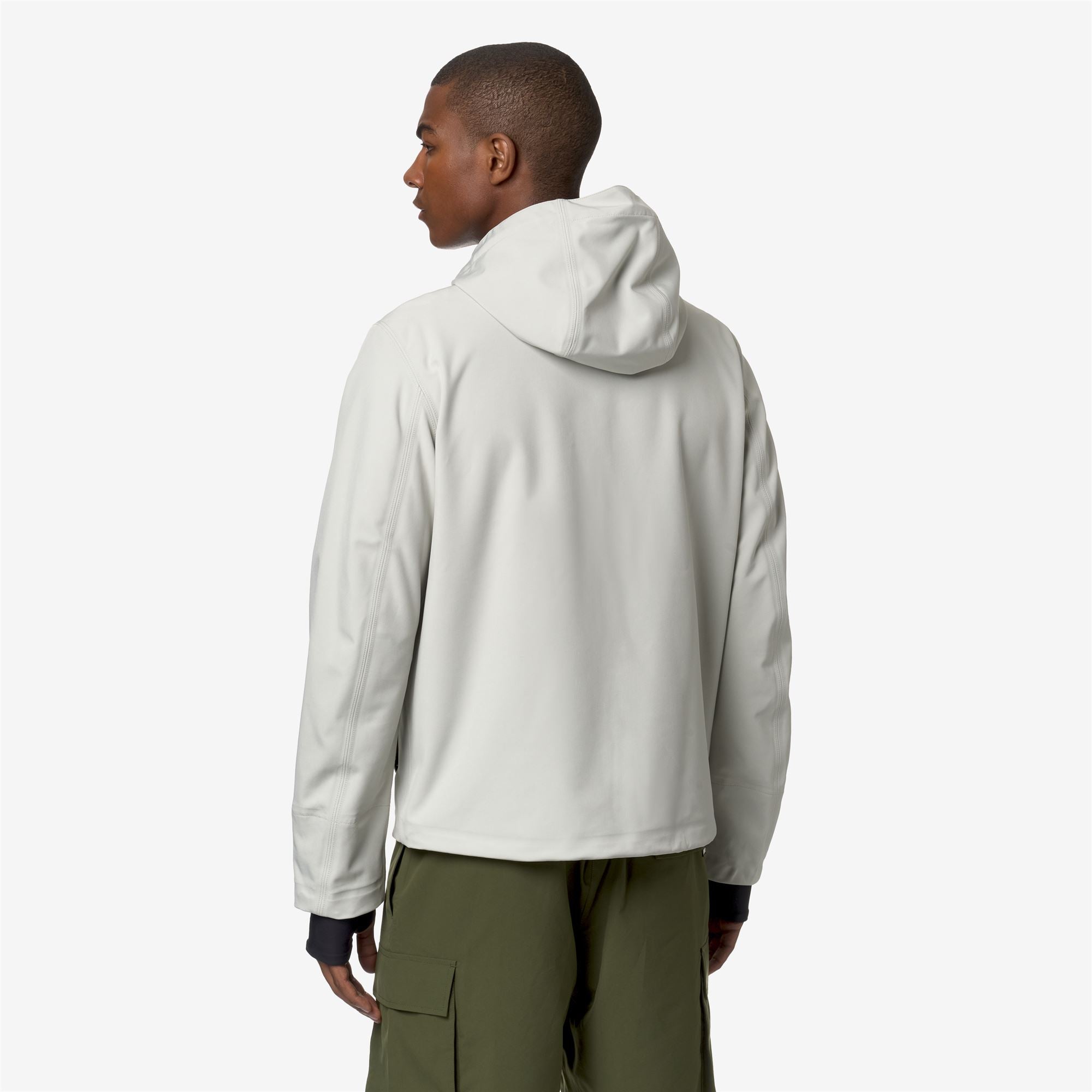 Jackets Man JACKO BONDED JERSEY Short BEIGE LT