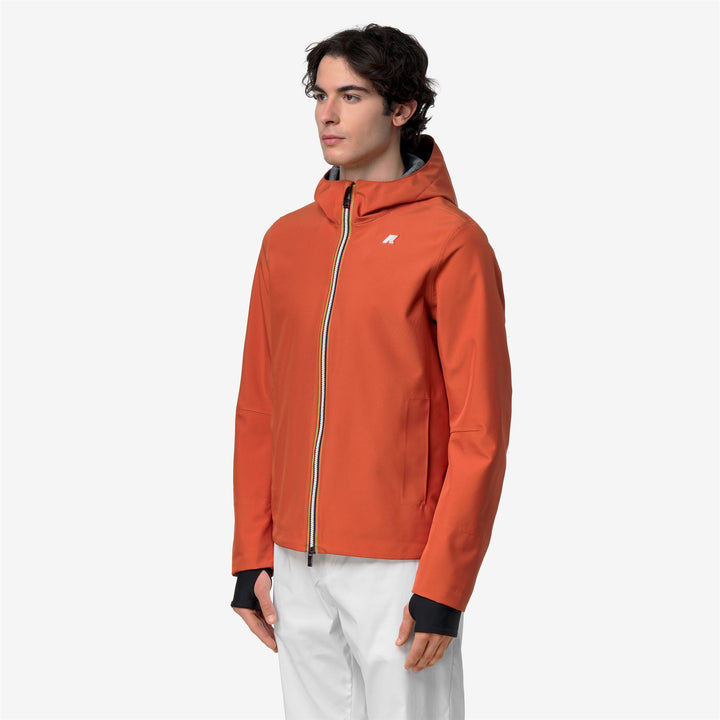 JACKO BONDED JERSEY - Jackets - Corta - Uomo - ORANGE BROWNISH 4