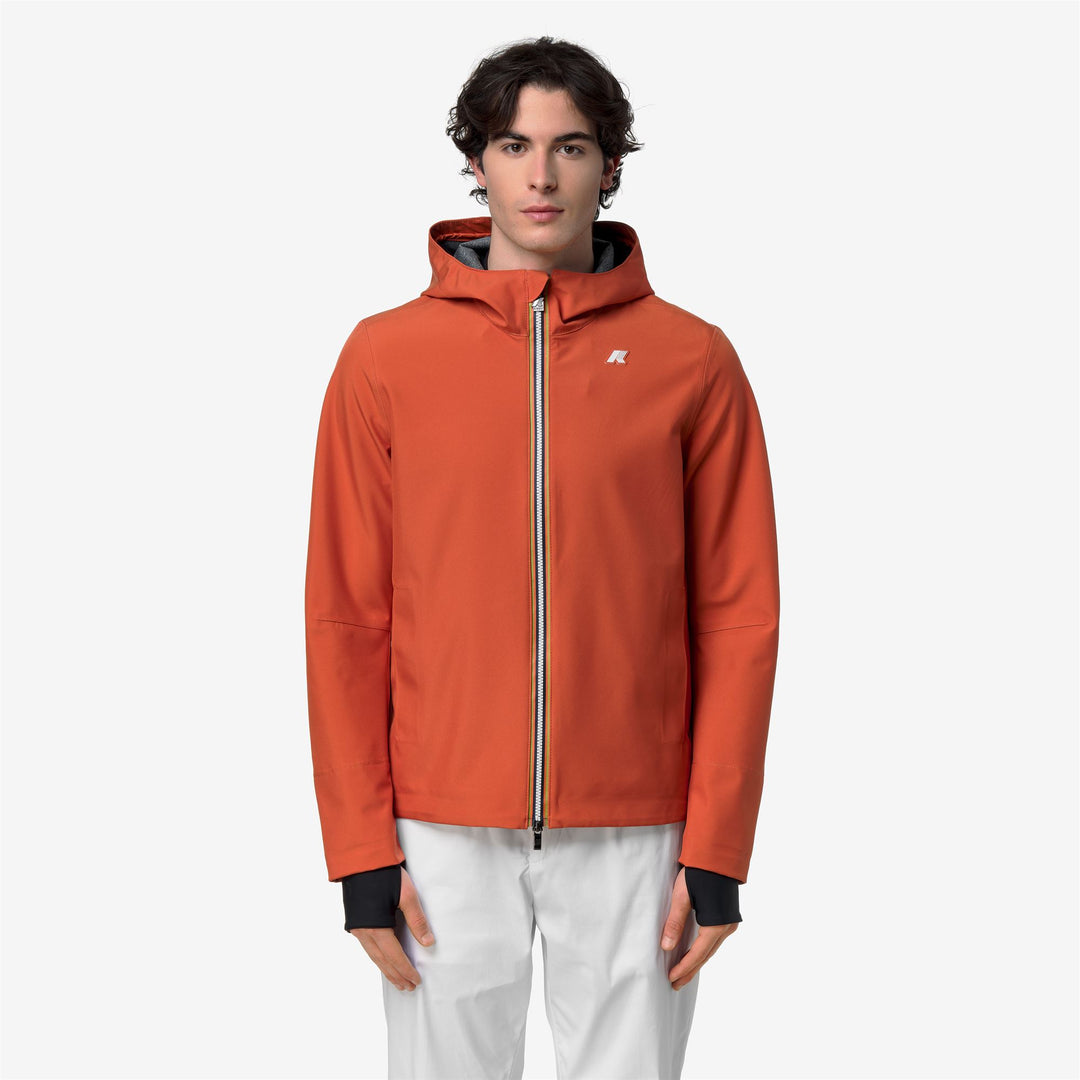 JACKO BONDED JERSEY Chaquetas Corto Hombre Orange Brownish 01