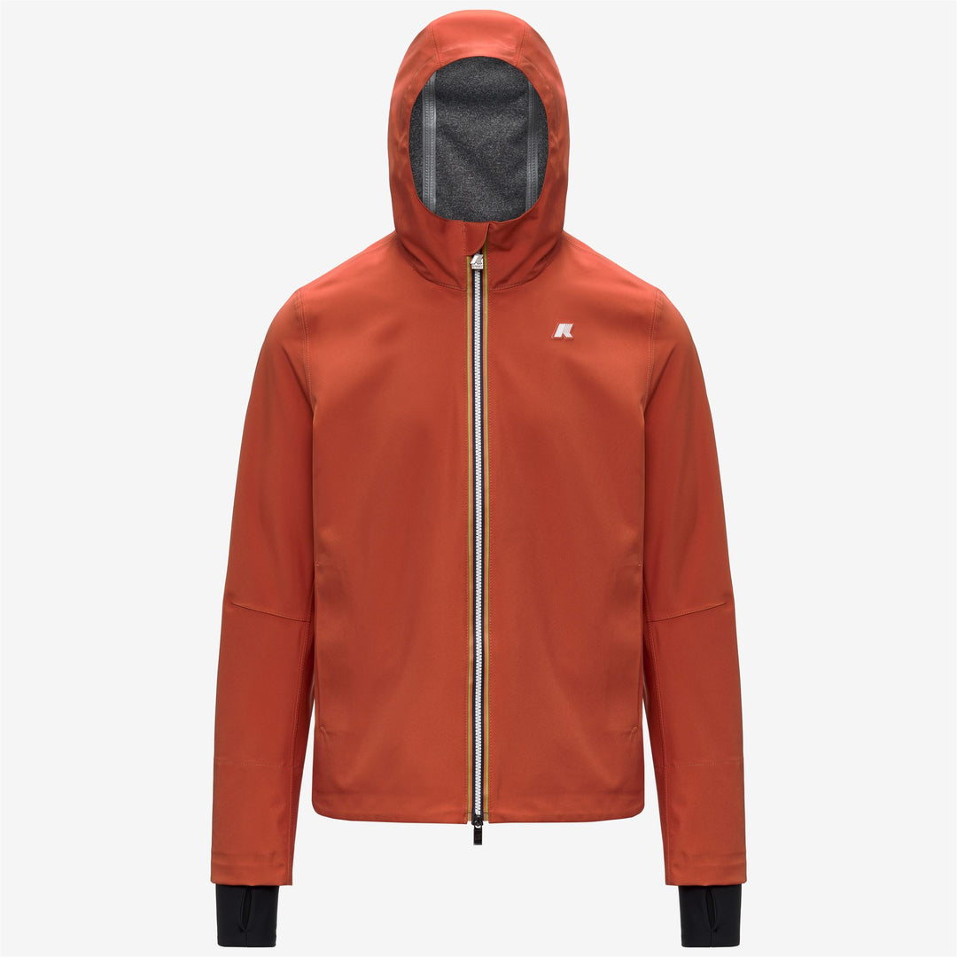 JACKO BONDED JERSEY - Jackets - Short - Man - ORANGE BROWNISH 01