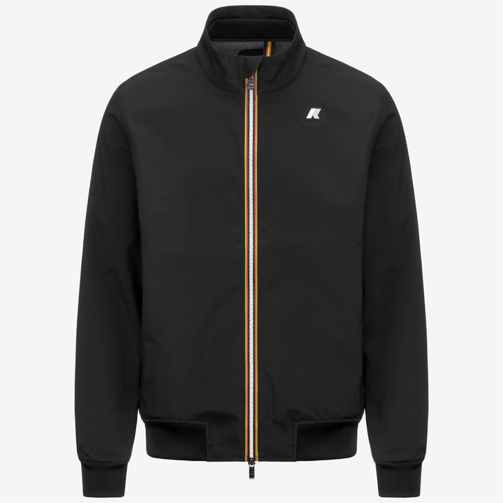 Giacca Casual Uomo Impermeabile Nera e Grigia per Città 1