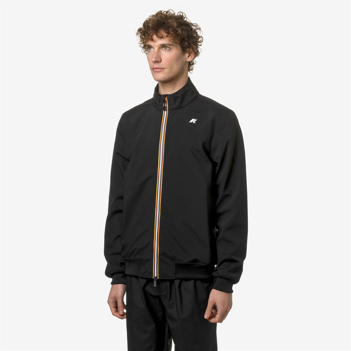 Giacca Casual Uomo Impermeabile Nera e Grigia per Città 4