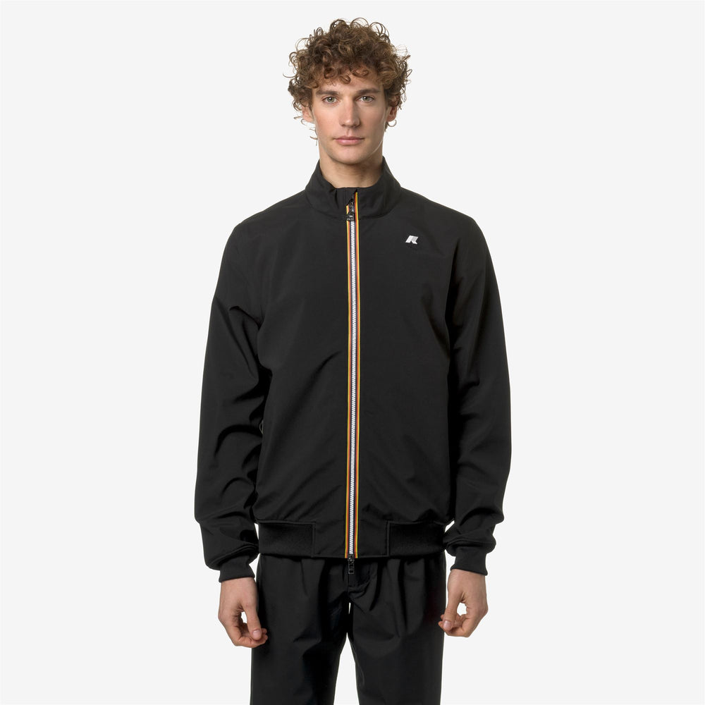 Giacca Casual Uomo Impermeabile Nera e Grigia per Città 02