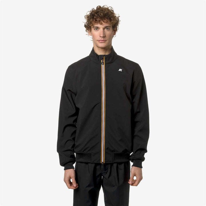 Giacca Casual Uomo Impermeabile Nera e Grigia per Città 3