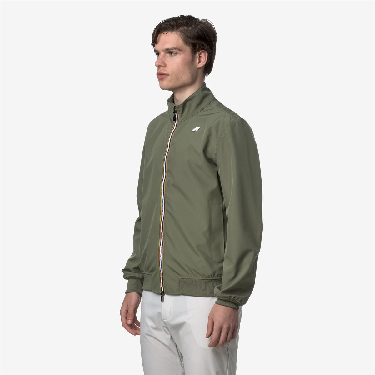 Jackets_MAN_ARSENE BONDED JERSEY_Short_Green Lichen - Commercial 5