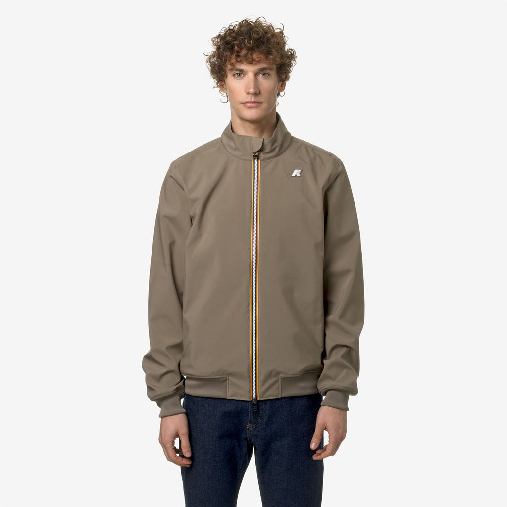 Jackets_Man_ARSENE BONDED JERSEY_Short_Beige Taupe - Commercial 4
