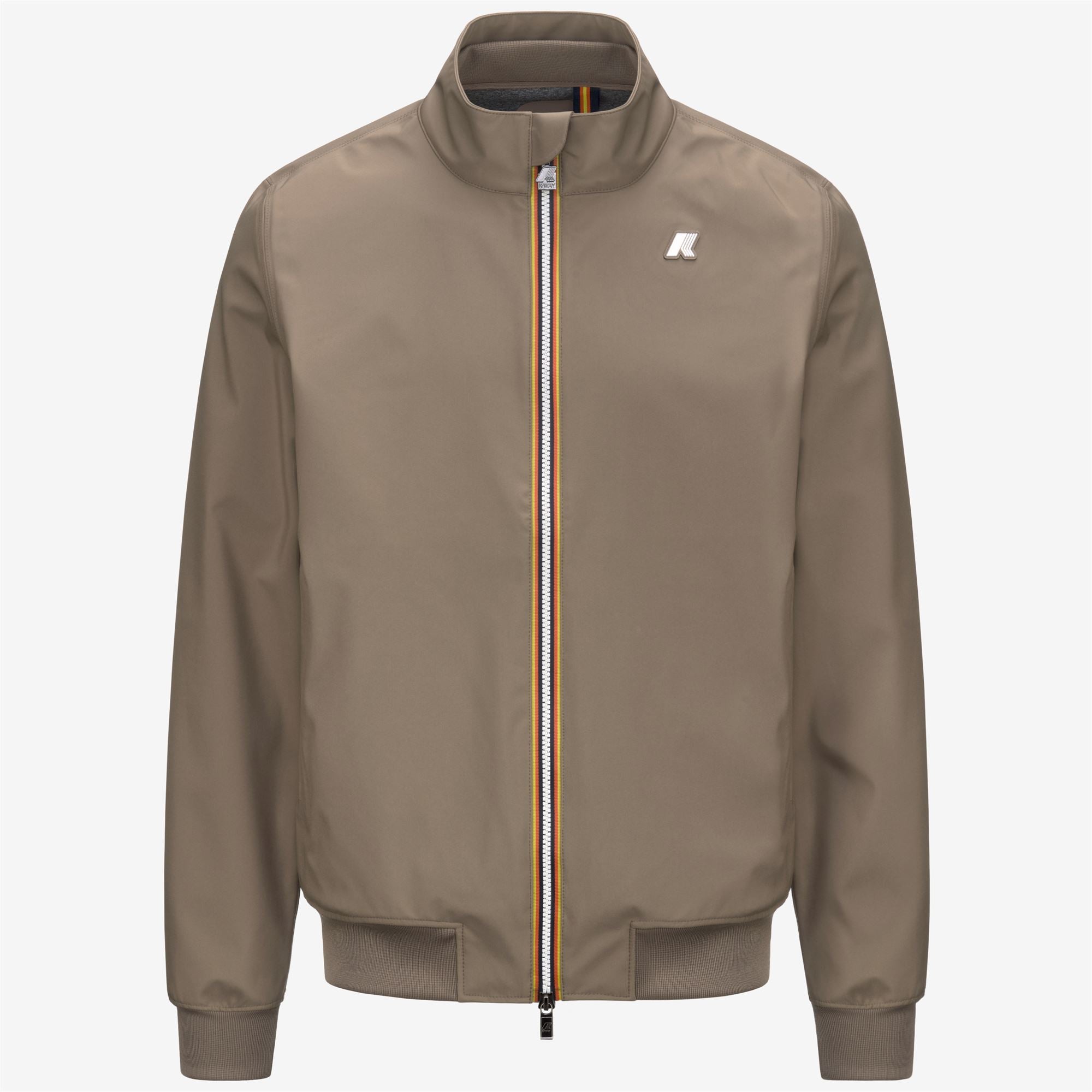 Jackets_Man_ARSENE BONDED JERSEY_Short_Beige Taupe - Commercial 1