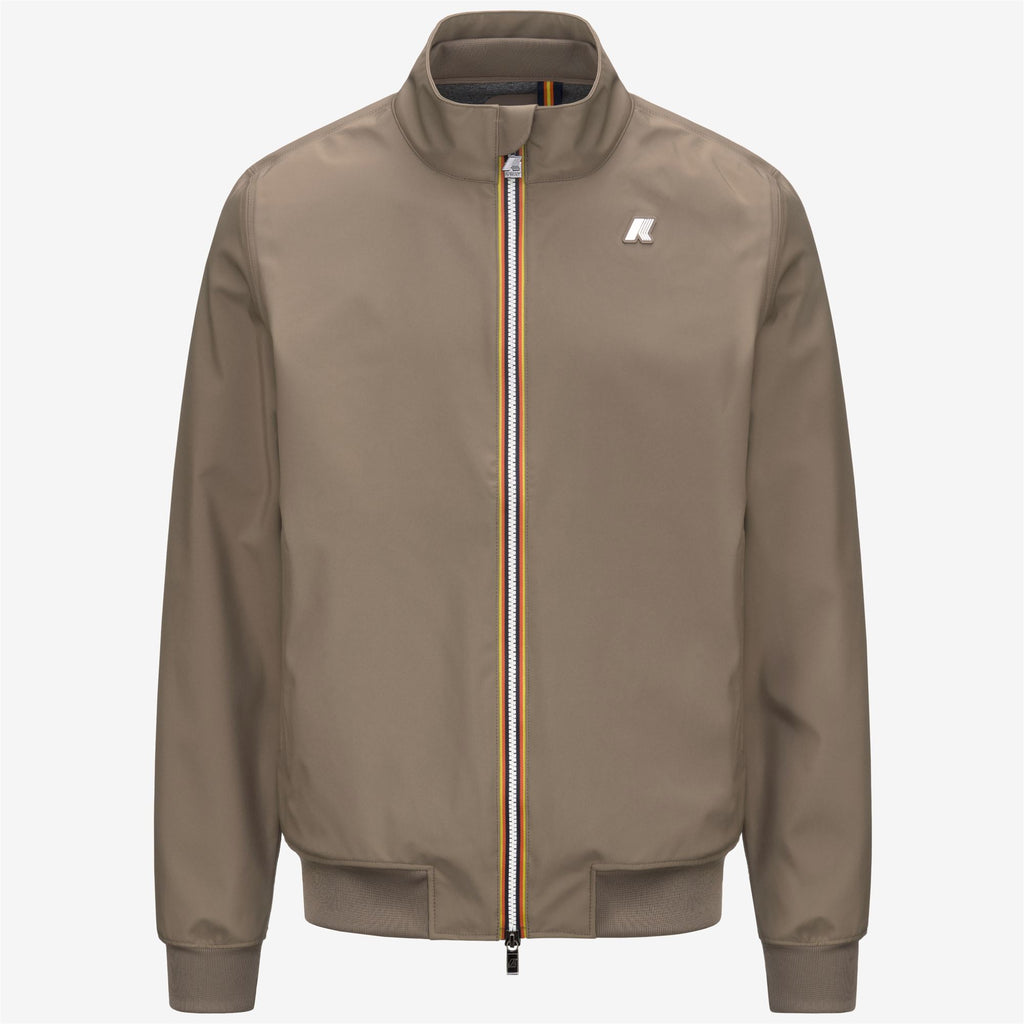 Jackets_Man_ARSENE BONDED JERSEY_Short_Beige Taupe - Commercial 1