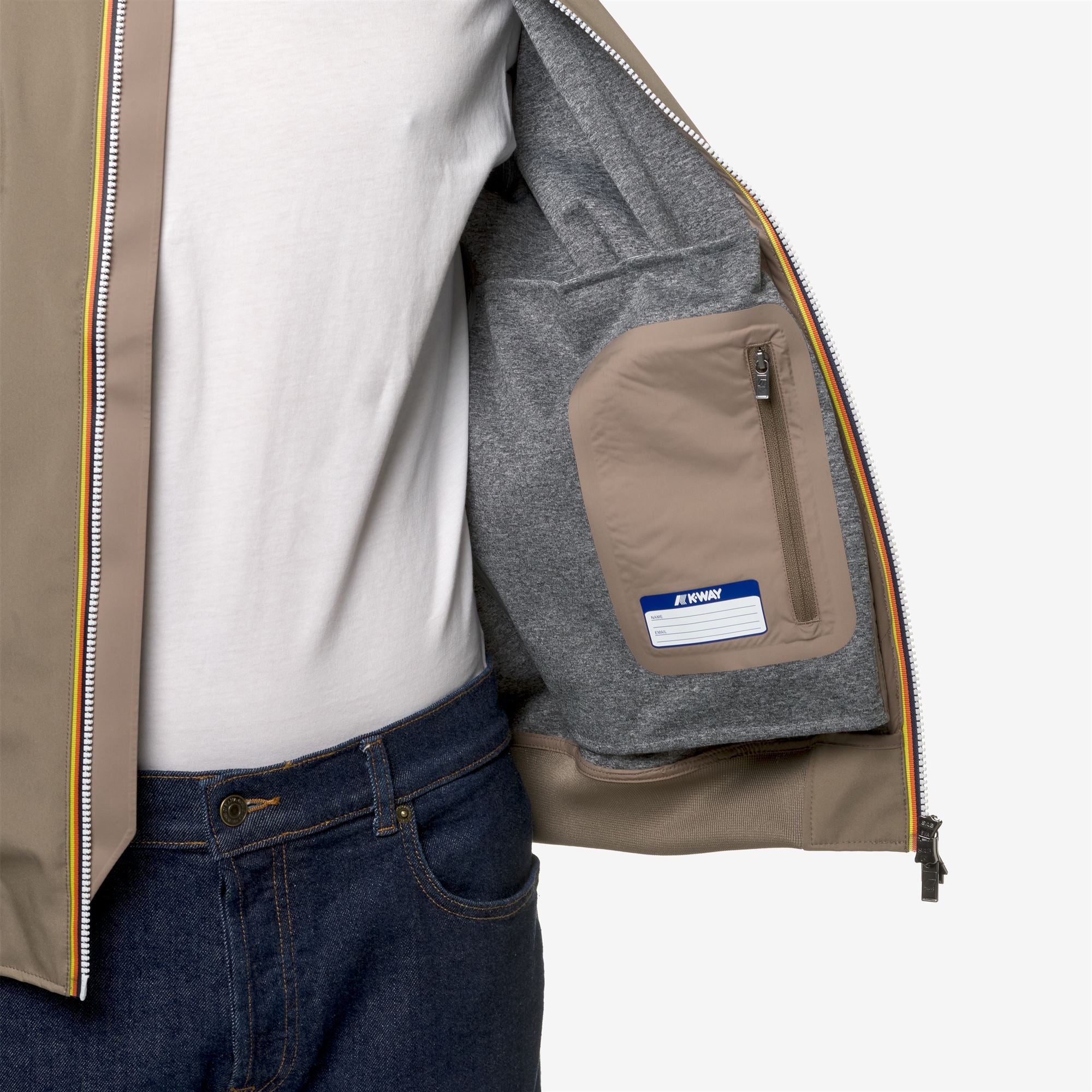 Jackets_Man_ARSENE BONDED JERSEY_Short_Beige Taupe - Commercial 7