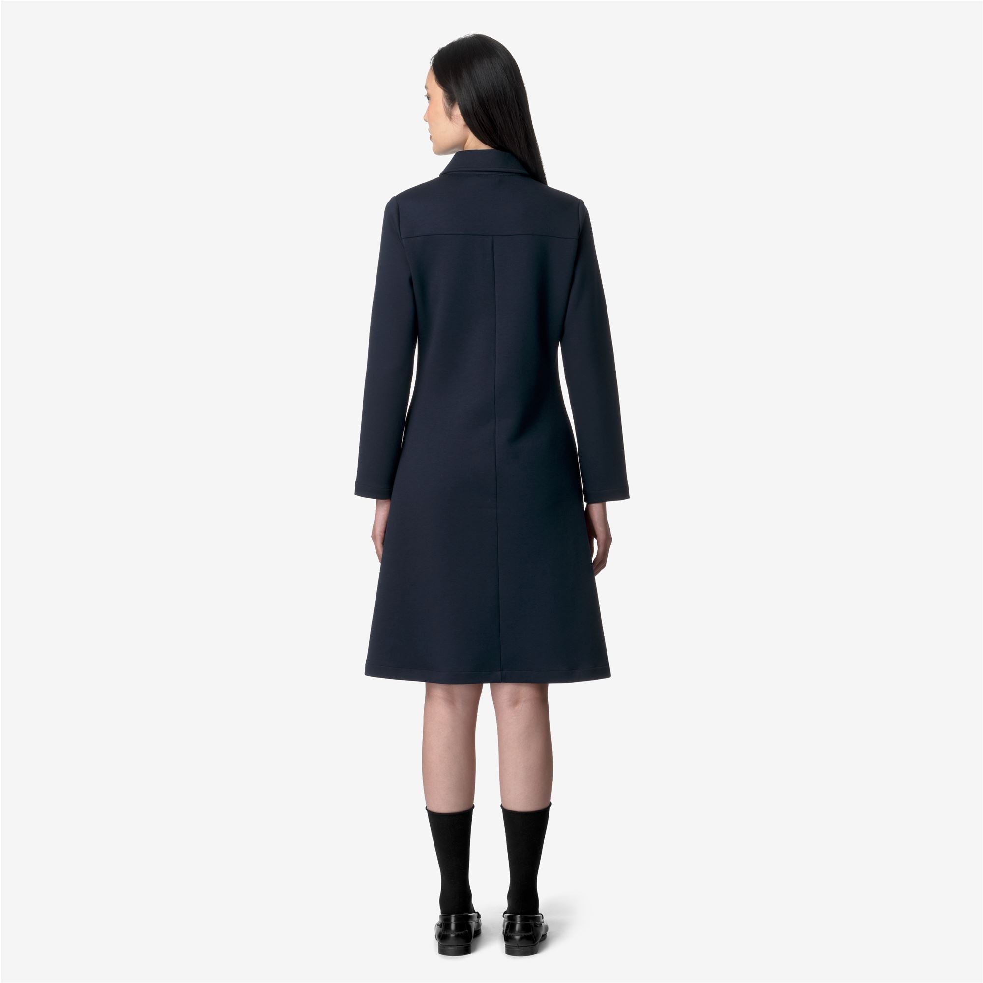 Dresses_WOMAN_ADELIE LIGHT SPACER_Mid_Blue Depth - Commercial 6